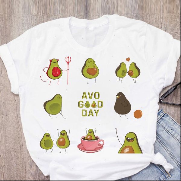 women avocado funny life 90s print cartoon short sleeve summer lady t shirt womens clothing female t shirt, White
women avocado funny life 90s print cartoon short sleeve summer lady t shirt womens clothing female t shirt, White