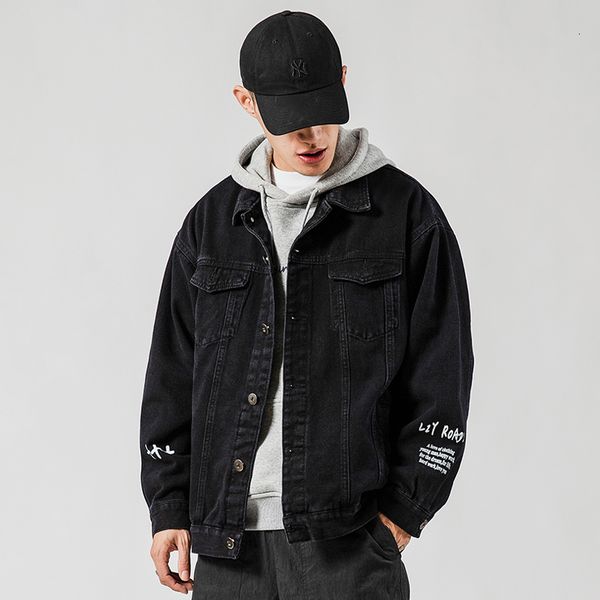 2021 spring new autumn denim men's hip retro street pilot fashion big size jacket ac2o, Black;brown
2021 spring new autumn denim men's hip retro street pilot fashion big size jacket ac2o, Black;brown