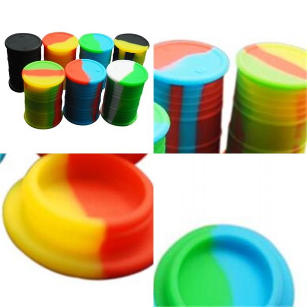 oil drum type silicone cases black white colorful tobacco paste boxes multi color blending organizer new arrival 3bs l1
oil drum type silicone cases black white colorful tobacco paste boxes multi color blending organizer new arrival 3bs l1