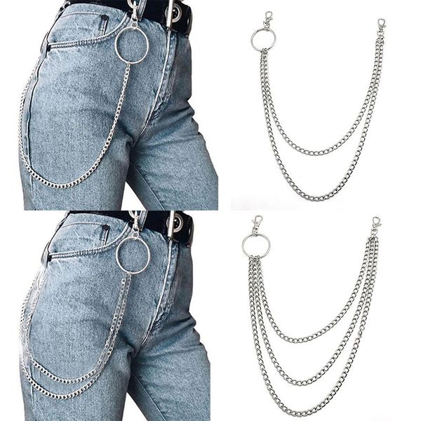 street big round alloy pendant chain rock punk trousers hipster key chains pant jean keychain hip hop kpop accessories, Silver
street big round alloy pendant chain rock punk trousers hipster key chains pant jean keychain hip hop kpop accessories, Silver