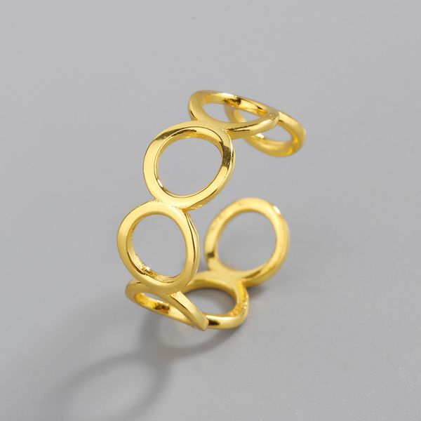 2020 new gold-plated jewelry circle ring open index finger ring personality geometry, Golden;silver
2020 new gold-plated jewelry circle ring open index finger ring personality geometry, Golden;silver
