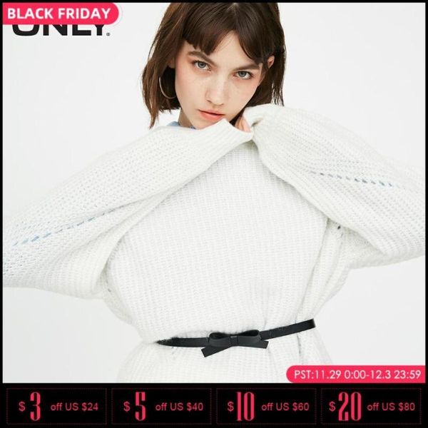 only autumn and winter hollow bottomed loose fit sweater | 1183135361, White;black
only autumn and winter hollow bottomed loose fit sweater | 1183135361, White;black