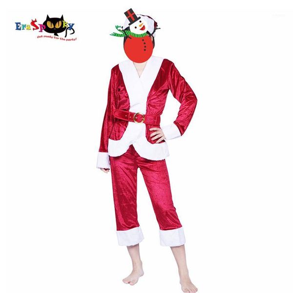 eraspooky red santa claus cosplay christmas costume for women velvet coat pants festival carnival party outfit santa claus hat1, Black;red
eraspooky red santa claus cosplay christmas costume for women velvet coat pants festival carnival party outfit santa claus hat1, Black;red