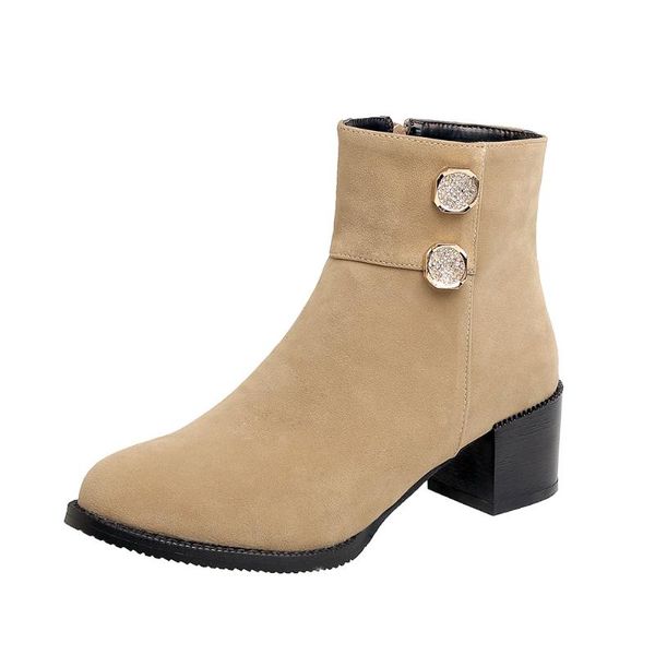 woman flat boots female shoes crystal winter footwear round toe luxury designer boots-women low rock rubber ladies med, Black 
woman flat boots female shoes crystal winter footwear round toe luxury designer boots-women low rock rubber ladies med, Black
