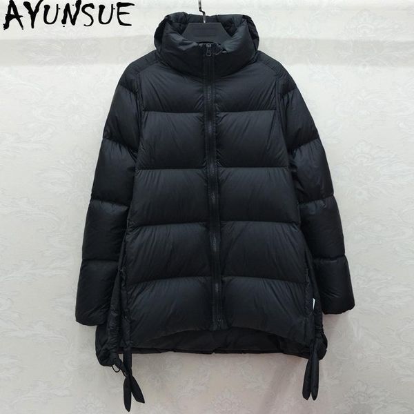 ayusnue autumn winter women's down jacket puffer coat korean parka elegant warm white duck down jackets veste femme kj38651, Black
ayusnue autumn winter women's down jacket puffer coat korean parka elegant warm white duck down jackets veste femme kj38651, Black