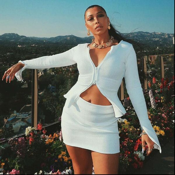 women shirts ladies double zipper knit long sleeve bolero shrug cropped cardigan blouse drop shipping, White
women shirts ladies double zipper knit long sleeve bolero shrug cropped cardigan blouse drop shipping, White
