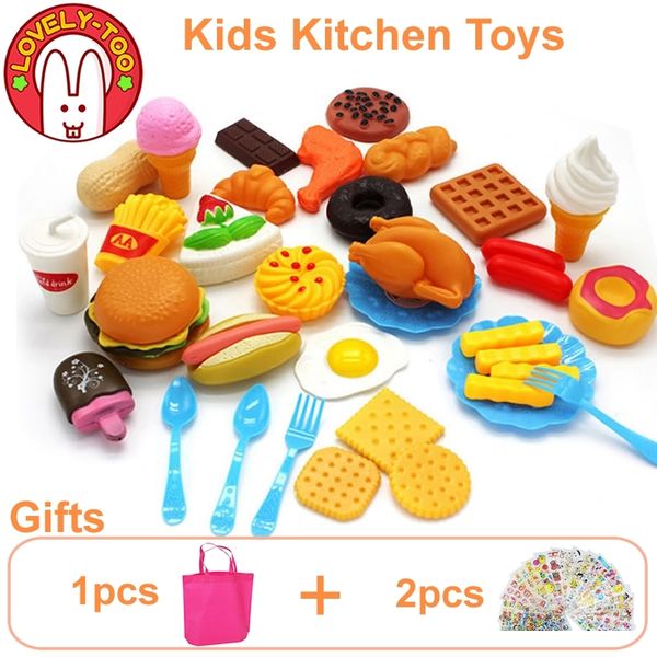 34pcs children kitchen toys cutting plastic fruit vegetable ice cream drink food kit kat pretend play education toy for kids y200428
34pcs children kitchen toys cutting plastic fruit vegetable ice cream drink food kit kat pretend play education toy for kids y200428