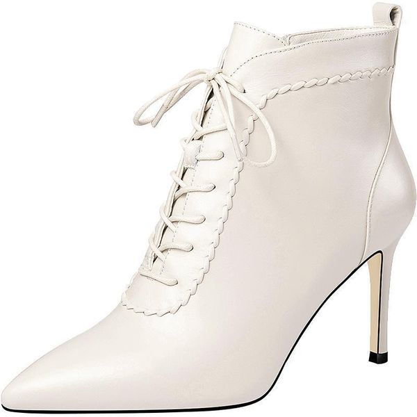fall / winter 2020 new fashion point versatile slim high heel lace up side zipper leather boots short party office1, Black
fall / winter 2020 new fashion point versatile slim high heel lace up side zipper leather boots short party office1, Black