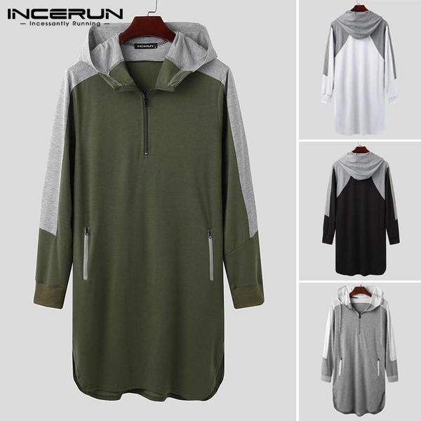 incerun men sweatshirts hooded patchwork long sleeve zipper 2020 bodybuilding tracksuit pullovers streetwear casual mens hoodies, Black
incerun men sweatshirts hooded patchwork long sleeve zipper 2020 bodybuilding tracksuit pullovers streetwear casual mens hoodies, Black
