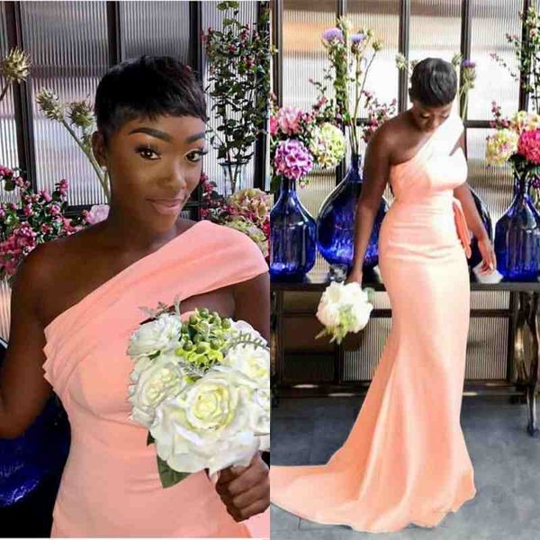 one shoulder mermaid bridesmaid dresses pleats garden country women 2022 guest evening party gowns maid of honor dress plus size c307o, White;pink
one shoulder mermaid bridesmaid dresses pleats garden country women 2022 guest evening party gowns maid of honor dress plus size c307o, White;pink