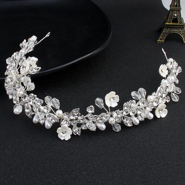 le liin bride crystal headband bridal alloy floral headdress bridesmaid leaf hair ornament hair jewelry wedding accessories, Golden;silver
le liin bride crystal headband bridal alloy floral headdress bridesmaid leaf hair ornament hair jewelry wedding accessories, Golden;silver