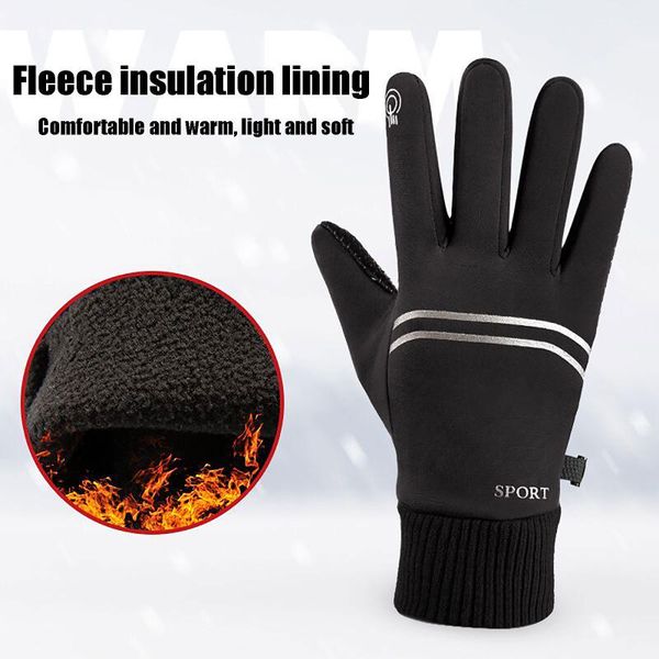 five fingers gloves autumn winter warm windproof waterproof touch screen outdoor sports riding cycling men and women mittens, Blue;gray
five fingers gloves autumn winter warm windproof waterproof touch screen outdoor sports riding cycling men and women mittens, Blue;gray