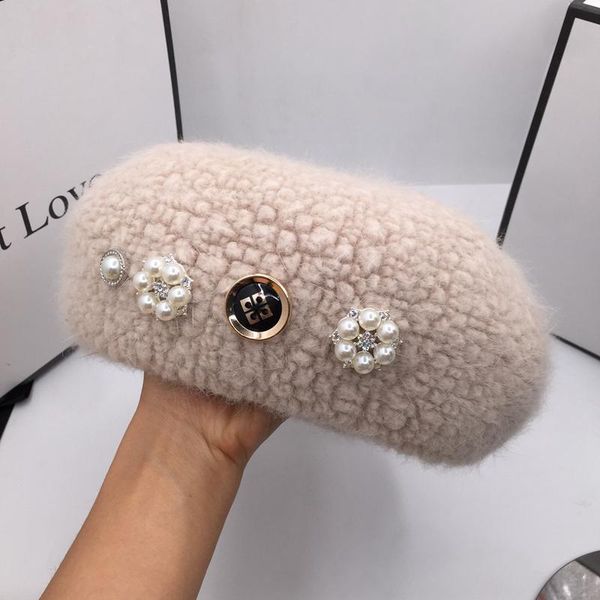 in the spring and autumn winter new cloth version of warm abb beret for women painter, Blue;gray
in the spring and autumn winter new cloth version of warm abb beret for women painter, Blue;gray