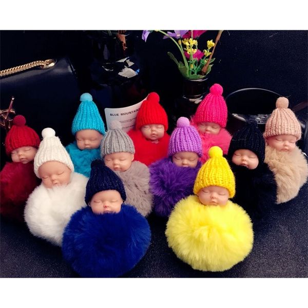 pompom 12 keychain colors doll cute sleeping baby rabbit fur ball chain car keyring women key holder bag pendant charm a, Silver
pompom 12 keychain colors doll cute sleeping baby rabbit fur ball chain car keyring women key holder bag pendant charm a, Silver