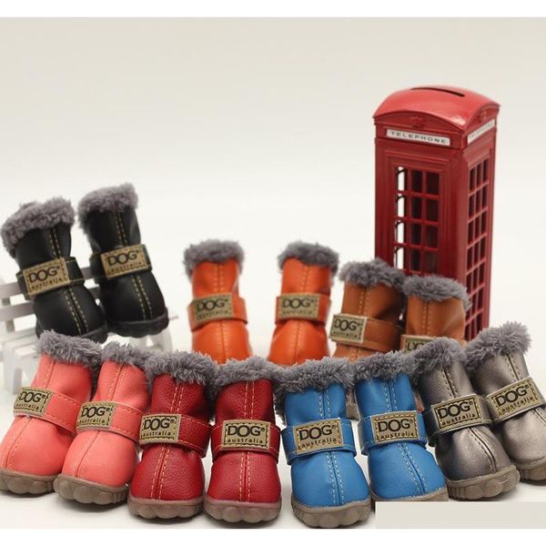 small cute dog australia boots pet antiskid shoes winter warm skidproof sneakers paw protectors 4-pcs set for puppies chihuahua yorkie gfqs
small cute dog australia boots pet antiskid shoes winter warm skidproof sneakers paw protectors 4-pcs set for puppies chihuahua yorkie gfqs