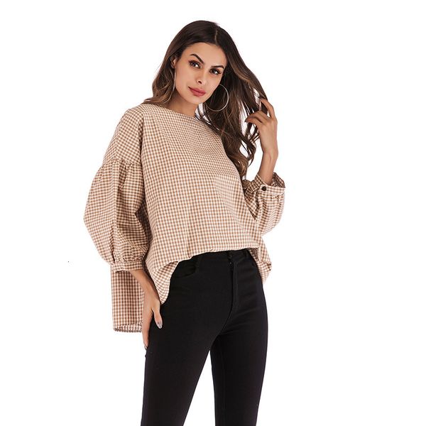 2021 new women's shirt streetwear european american polyester fall and winter around the neck fashion big bubble looser sleeve c7ey, White
2021 new women's shirt streetwear european american polyester fall and winter around the neck fashion big bubble looser sleeve c7ey, White