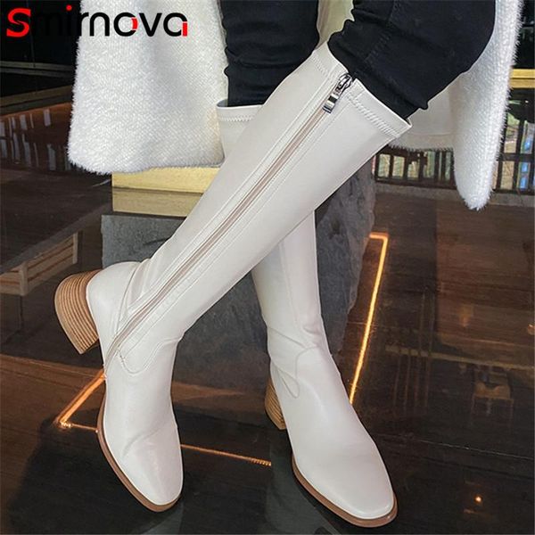 smirnova stretch riding boots women fashion cool casual shoes round toe zip thick heel autumn knee high boots women, Black
smirnova stretch riding boots women fashion cool casual shoes round toe zip thick heel autumn knee high boots women, Black