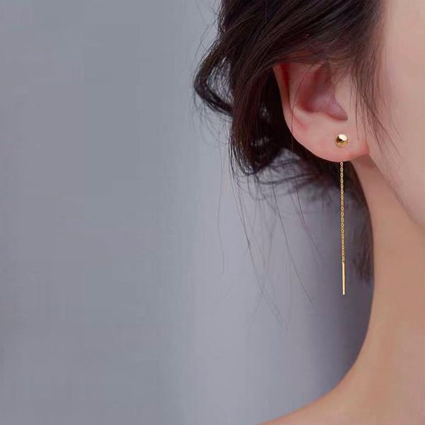 stud yun ruo 2021 vintage gold bean earring line chic 18 k plated woman titanium stainless steel jewelry never fade anti allergy, Golden;silver
stud yun ruo 2021 vintage gold bean earring line chic 18 k plated woman titanium stainless steel jewelry never fade anti allergy, Golden;silver