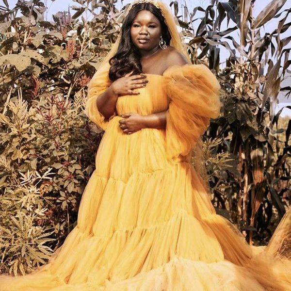yellow illusion maternity tulle p shoot robe pregnant woman tiered ruffles dress bridal party birthday gowns, White
yellow illusion maternity tulle p shoot robe pregnant woman tiered ruffles dress bridal party birthday gowns, White