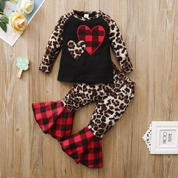 hearts print baby clothes set newborn toddler girls valentine's day leopard printed flare pants outfits ropa de bebes1, White
hearts print baby clothes set newborn toddler girls valentine's day leopard printed flare pants outfits ropa de bebes1, White