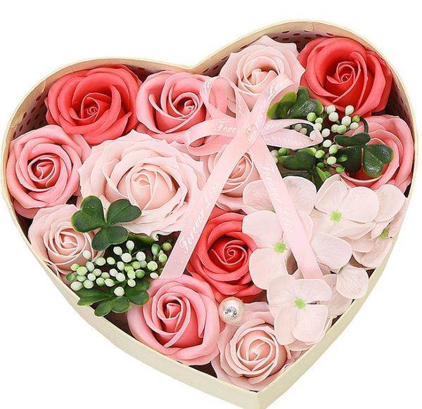 soap flower heart-shaped gift box valentine's day wedding flower presents for your girlfriend wife 21cm*18cm*8.5cm
soap flower heart-shaped gift box valentine's day wedding flower presents for your girlfriend wife 21cm*18cm*8.5cm