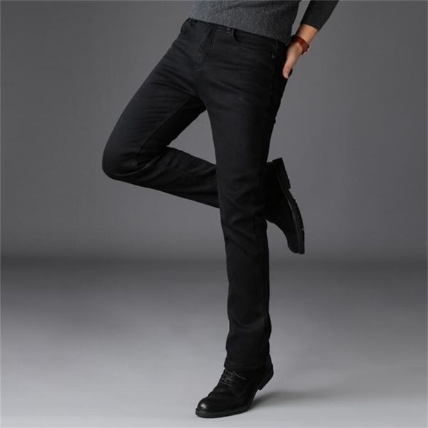 business long pants stretch men jeans comfortable trousers 201223, Blue