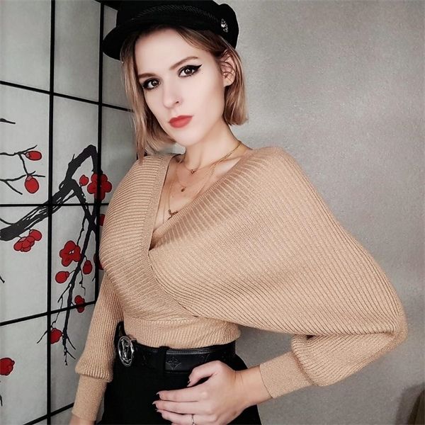 singrain women shiny lurex sweater v-neck long puff sleeves knit off the shoulder elastic waist knitted blouse sweater q1217, White;black
singrain women shiny lurex sweater v-neck long puff sleeves knit off the shoulder elastic waist knitted blouse sweater q1217, White;black