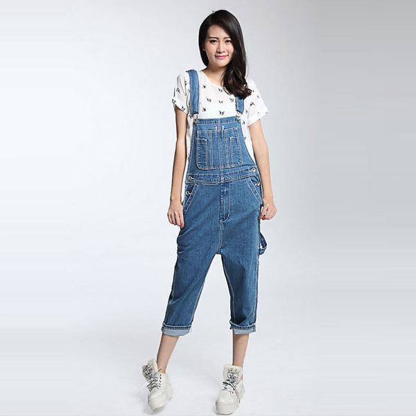 2020 new ladies hip-hop stretch blue denim female big size loose overalls pants/pants cut 75ar, Black;white
2020 new ladies hip-hop stretch blue denim female big size loose overalls pants/pants cut 75ar, Black;white