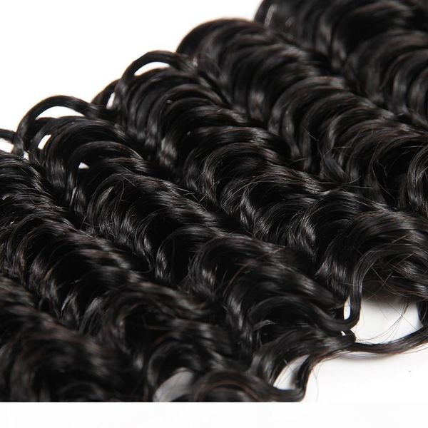 vshow brazilian deep wave bundles with closure 10-26 inch remy human hair sew in with closure, Black
vshow brazilian deep wave bundles with closure 10-26 inch remy human hair sew in with closure, Black