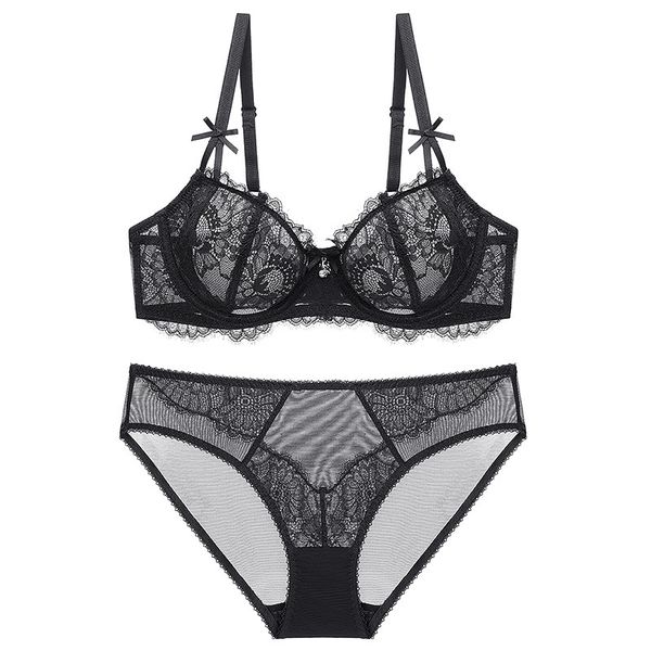 ultra thin transparent lace bra with underwire plus size large underwear women mesh panties set lingerie a b c d e cup y200415, Red;black
ultra thin transparent lace bra with underwire plus size large underwear women mesh panties set lingerie a b c d e cup y200415, Red;black