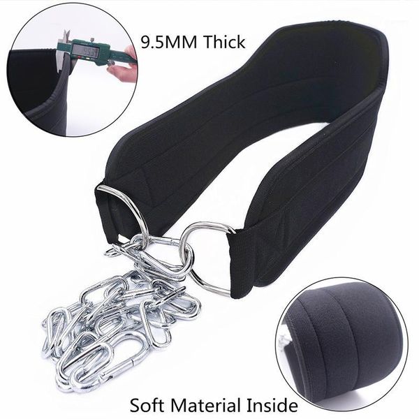 waist support thick neoprend fitness weight lifting belt with chain dipping pull up squat barbell bodybuilding gym workout1, Black;gray
waist support thick neoprend fitness weight lifting belt with chain dipping pull up squat barbell bodybuilding gym workout1, Black;gray