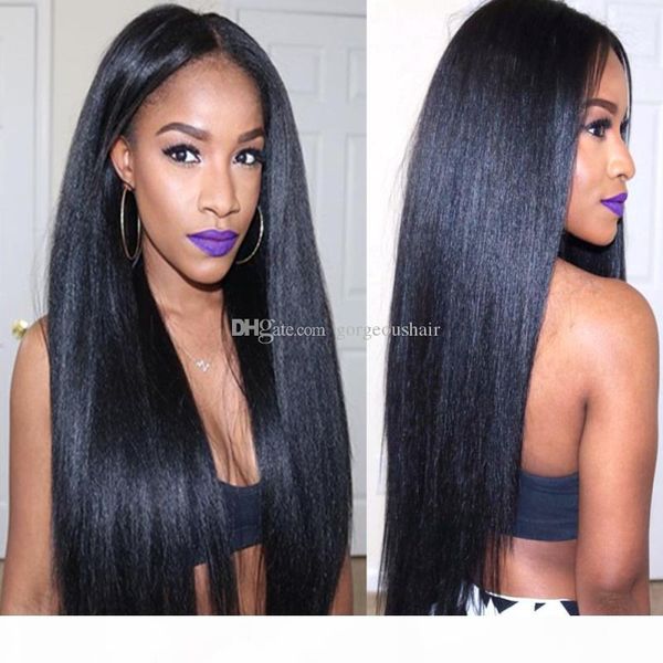 yaki u part wig virgin hair glueless brazilian unprocessed remy light yaki straight upart human hair wigs for black women, Black;brown
yaki u part wig virgin hair glueless brazilian unprocessed remy light yaki straight upart human hair wigs for black women, Black;brown