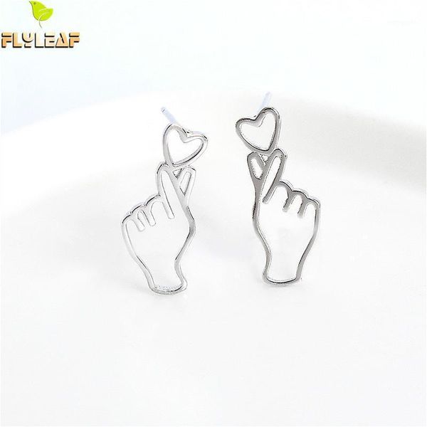 stud flyleaf simple heart-shaped gesture hollow 100% 925 sterling silver earrings for women tiny earings fashion jewelry fine1, Golden;silver
stud flyleaf simple heart-shaped gesture hollow 100% 925 sterling silver earrings for women tiny earings fashion jewelry fine1, Golden;silver