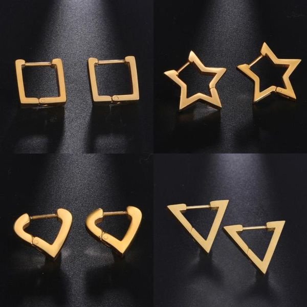 stud sipuris geometry earrings stainless steel square star peach heart triangle for women korean jewelry wedding gift, Golden;silver
stud sipuris geometry earrings stainless steel square star peach heart triangle for women korean jewelry wedding gift, Golden;silver