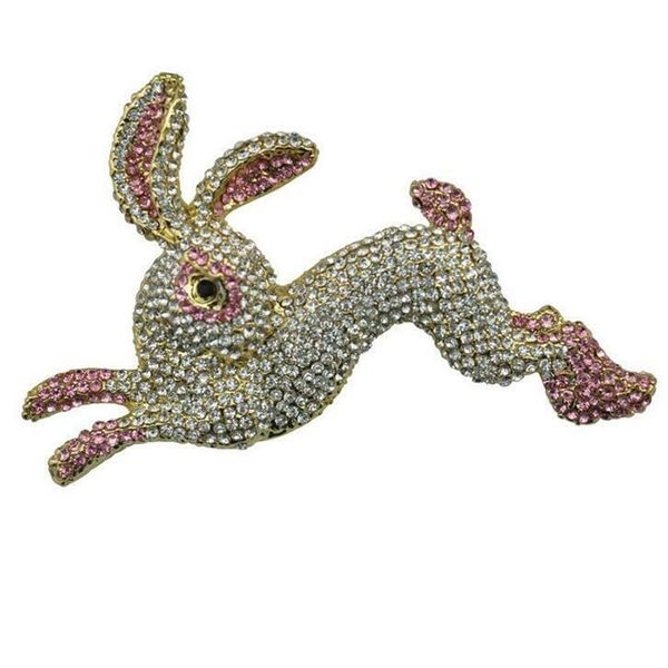 rabbit bunny animal gold-tone brooch crystal rhinestone jewelry women accessories lapel gifts for 201009, Gray
rabbit bunny animal gold-tone brooch crystal rhinestone jewelry women accessories lapel gifts for 201009, Gray