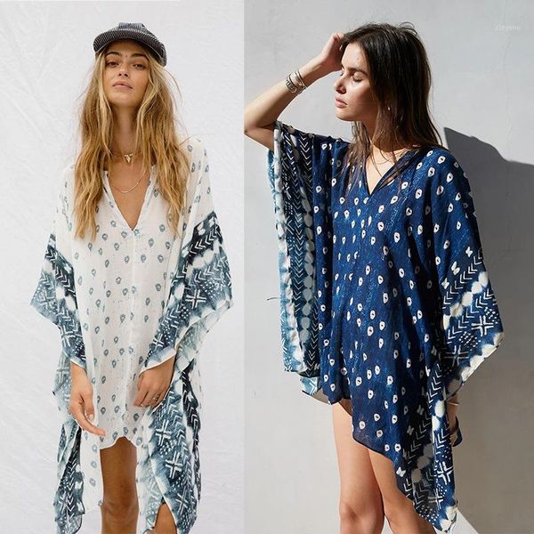 2020 bikini cover-ups boho deep v-neck summer beach dress tunic women plus size kaftan beach wear swim suit cover up a3041, White;black
2020 bikini cover-ups boho deep v-neck summer beach dress tunic women plus size kaftan beach wear swim suit cover up a3041, White;black