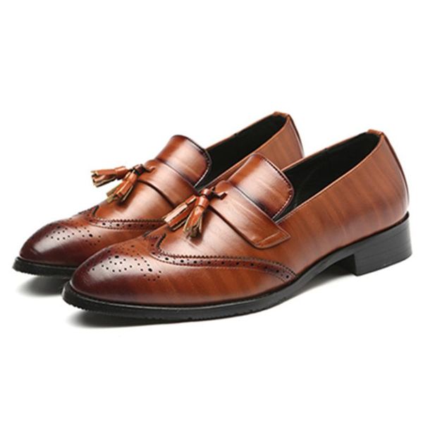 fringe mens oxfords flats italian fashion formal business dress shoes vintage brogue office wedding loafers, Black
fringe mens oxfords flats italian fashion formal business dress shoes vintage brogue office wedding loafers, Black