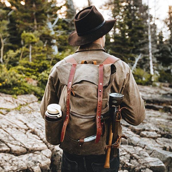 stranded vintage canvas roll anti-theft travel bag men's bags dwaterproof water camp hiking knapsack w9el
stranded vintage canvas roll anti-theft travel bag men's bags dwaterproof water camp hiking knapsack w9el