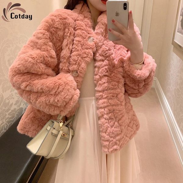women's fur & faux cotday short little fragrance imitation mandarin collar plush coat women 2021 winter warm thickened, Black
women's fur & faux cotday short little fragrance imitation mandarin collar plush coat women 2021 winter warm thickened, Black