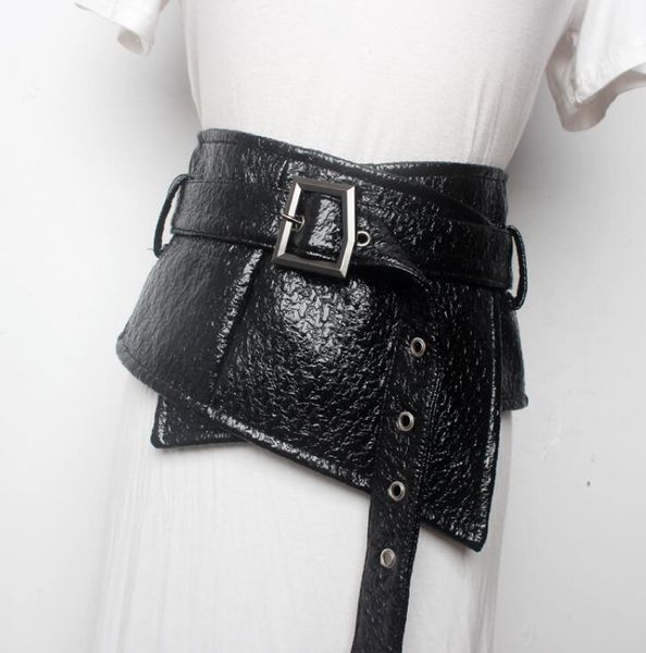 women's runway fashion patent pu leather cummerbunds female dress corsets waistband belts decoration wide belt r1521, Black;brown
women's runway fashion patent pu leather cummerbunds female dress corsets waistband belts decoration wide belt r1521, Black;brown