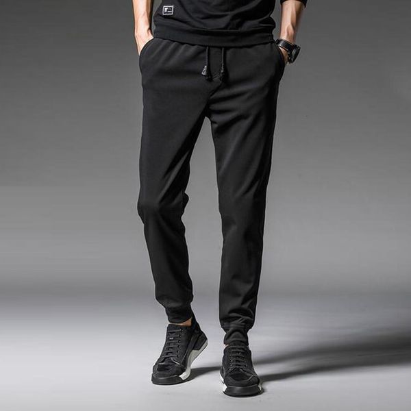 38# mens casual pants mens solid drawstring pocket sports trousers casual beam feet pencil pants gyms fitness joggers trousers, Black
38# mens casual pants mens solid drawstring pocket sports trousers casual beam feet pencil pants gyms fitness joggers trousers, Black