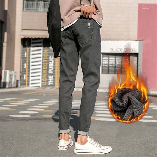 fall winter plus velvet jeans men's stretch slim jogger pants fashion trendy street male thick long casual soft denim trousers1, Blue
fall winter plus velvet jeans men's stretch slim jogger pants fashion trendy street male thick long casual soft denim trousers1, Blue