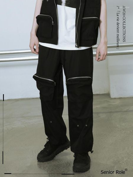 2021 men women clothing gd hair stylist fashion straight zipper pocket loose drawstring casual pants plus size costumes 27-461, Black
2021 men women clothing gd hair stylist fashion straight zipper pocket loose drawstring casual pants plus size costumes 27-461, Black
