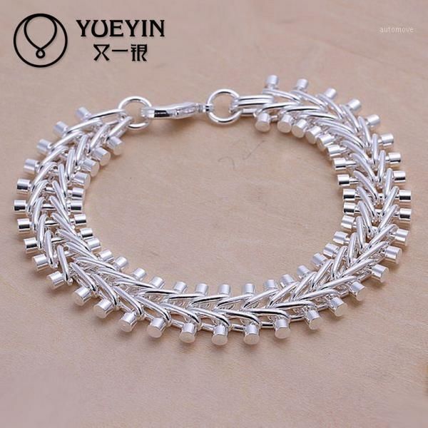 silver plated bracelet for women men lovers silver jewelry luxurious bracciali wholesale1, Golden;silver
silver plated bracelet for women men lovers silver jewelry luxurious bracciali wholesale1, Golden;silver