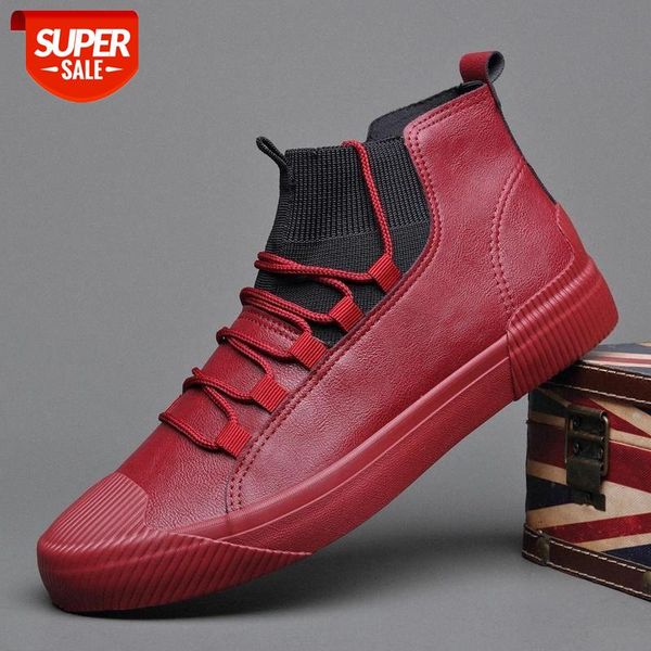 2020 new men's leather shoes men boots korean black high shoes men wear-resisting loafers designer leisure vulcanized shoes #pd3c
2020 new men's leather shoes men boots korean black high shoes men wear-resisting loafers designer leisure vulcanized shoes #pd3c