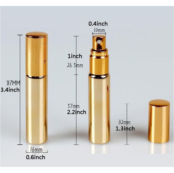 10ml perfume bottles anodized uv glass tube atomizer spray bottle mini refillable empty case cosmetic container pack bbyyrz lg2010
10ml perfume bottles anodized uv glass tube atomizer spray bottle mini refillable empty case cosmetic container pack bbyyrz lg2010