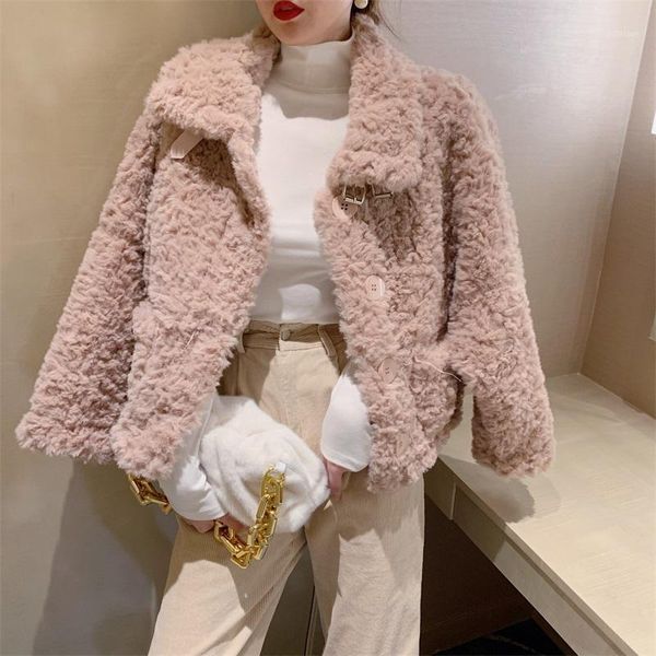 2020 winter thicken warm casual jacket coat women fashion lamb faux fur overcoat fluffy cozy loose outerwear female1, Black
2020 winter thicken warm casual jacket coat women fashion lamb faux fur overcoat fluffy cozy loose outerwear female1, Black