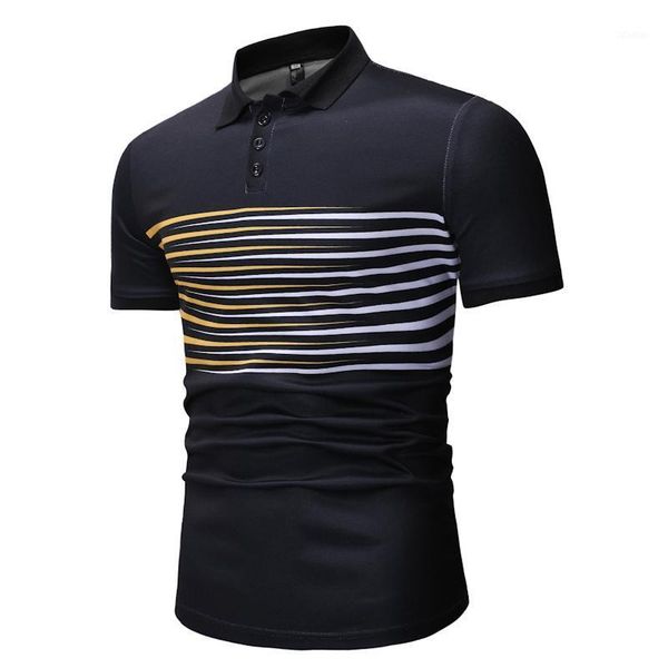 men's polos nice shirt men striped color matching lapel breathable slim short-sleeved clothin1, White;black
men's polos nice shirt men striped color matching lapel breathable slim short-sleeved clothin1, White;black