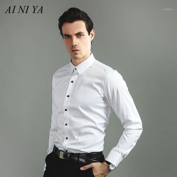men's shirt long sleeve shining slim fit solid leisure business smart casual shirts wedding formal dress shirt1, White;black
men's shirt long sleeve shining slim fit solid leisure business smart casual shirts wedding formal dress shirt1, White;black