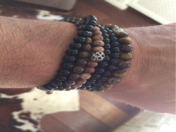 men bracelet 6mm natural bronzite with tibetan beads gothic bracelet handmade friendship bracelets mens charm bracelet sqchka, Golden;silver
men bracelet 6mm natural bronzite with tibetan beads gothic bracelet handmade friendship bracelets mens charm bracelet sqchka, Golden;silver